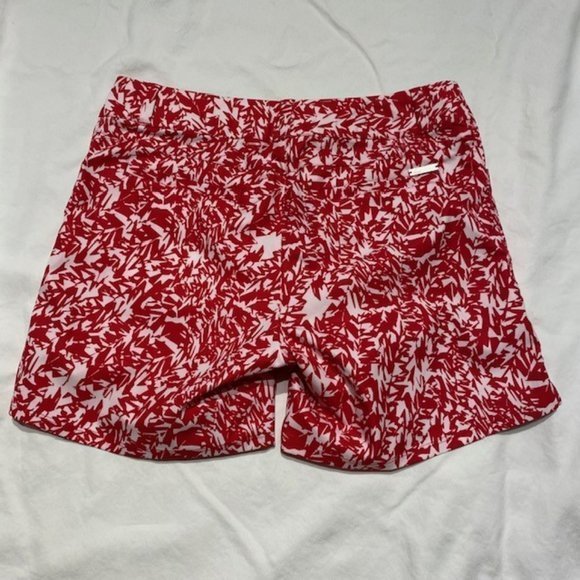Adidas Anna‎ Nordqvist Golf Shorts Women's Size 6 Red & White Floral Print - Picture 8 of 9